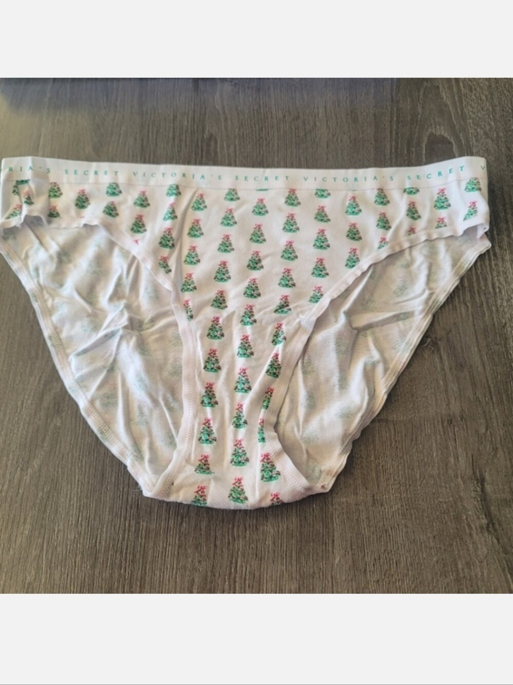 Victoria's secret stretch Cotton Christmas Tree bikini panty XLARGE